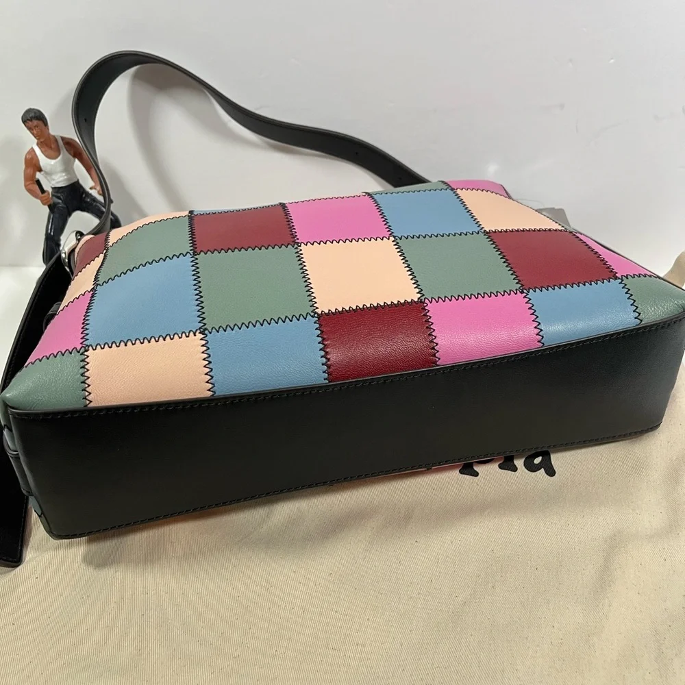 Coach Coachtopia Alter/Ego Slouchy Shoulder Bag Upcrafted Leather Multi 4 CBE00 - Picture 5 of 13